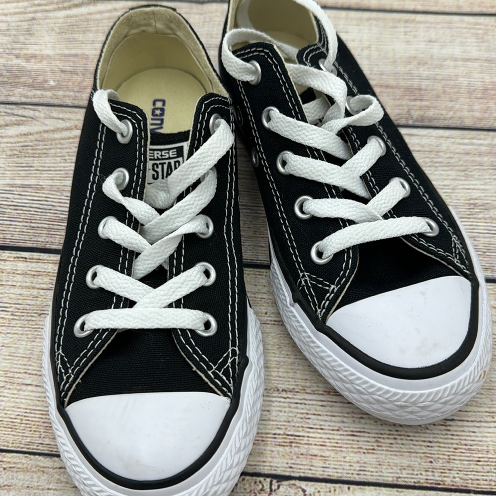 Converse All Star Black and White Sneakers Size 13 - Picture 6 of 6